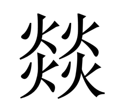 四個火的字|四个水，四个火，四个土，四个金，四个木都念啥？